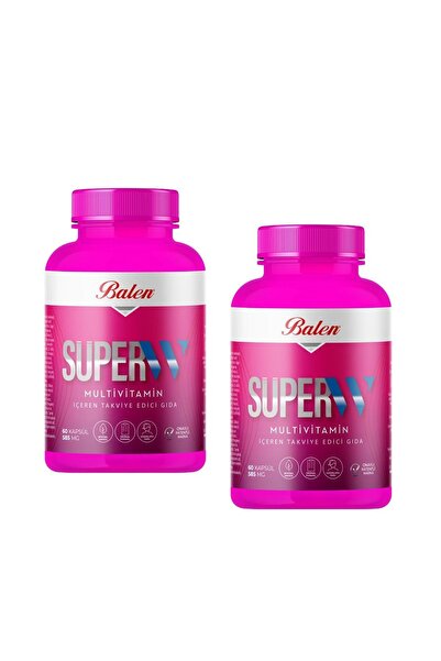 Balen Süper-w Multivitamin Kapsül 585 Mg 60 Kapsül X 2 Adet