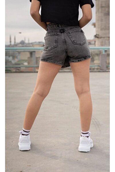 Gunay Konfeksiyon Шорти-спідниця кольору димчастого