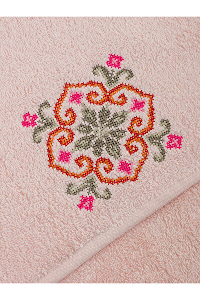 LC Waikiki LCW HOME 50x80 см рушник для обличчя з вишивкою квітів