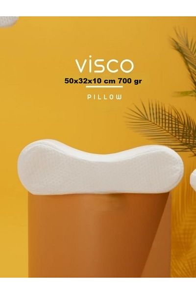 puffiber Orthopedic Neck Pillow - 100% Visco, 50x32x11, 700 Gr Memory Sponge