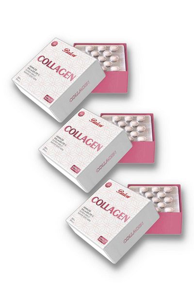 Balen Collagen Collagen Hydrolyzed Type 1 800 Mg 60 Tablets X 3 Pieces
