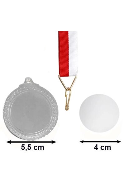 m melisa hediyelik Kişiye Özel Tasarlanabilen Gümüş Madalya 5.5 cm