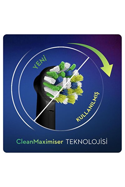 Oral-B Diş Fırçası Yedek Başlığı Siyah Cross Action 2'li