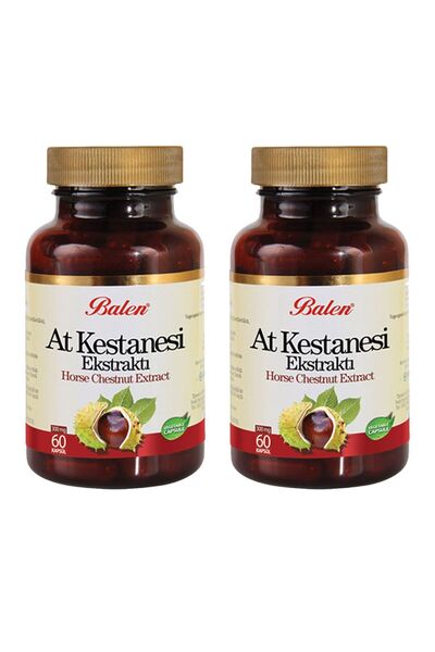 Balen At Kestanesi Ekstraktı 375 Mg 60 Kapsül X 2 Adet