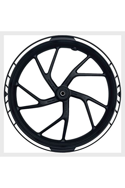 Run Grafik Shop Yamaha Mt 07 Beyaz Jant Şeridi Jant Içi Yazılı 17 Inç Takım H...