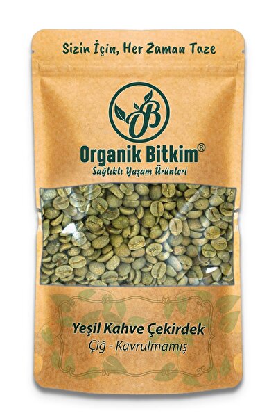 OB Organik Bitkim Yeşil Kahve Çekirdek Çiğ Tane 250 gr