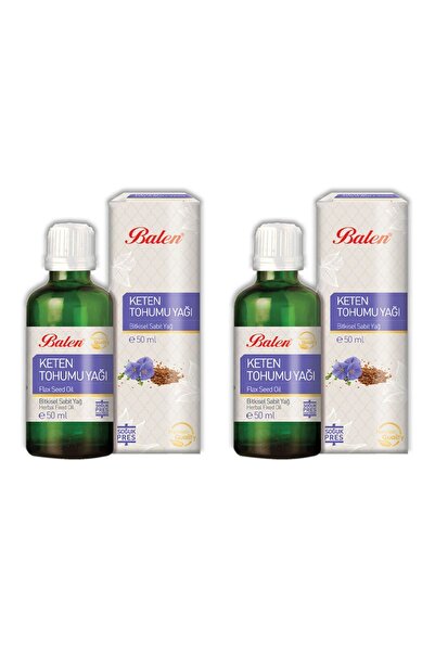 Balen زيت بذور الكتان - عصرة باردة 50 مل 2 قطعة