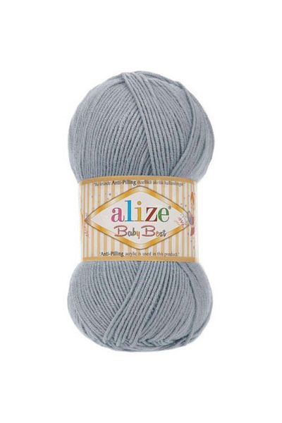 Alize 5 τεμάχια γκρι Baby Best Knitting νήμα 119