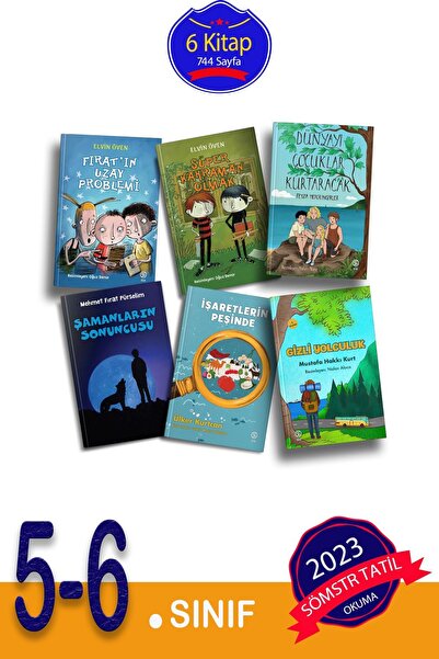 Sia Kitap 5-6. Sınıf Ara Tatil Okuma Seti (6 Kitap - 744 Sayfa)