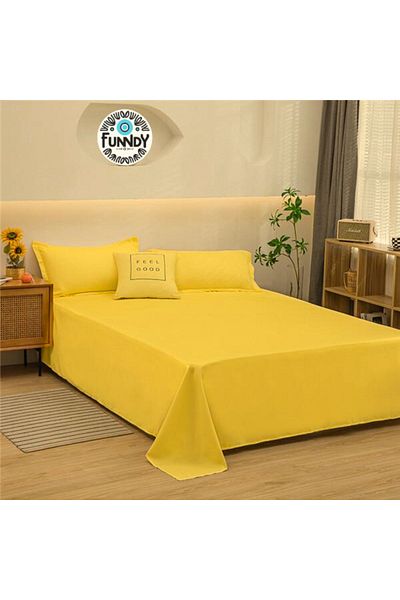 FUNNDY Akfil Fabric Flat Sheet 57 - 3 Sizes and 9 Colors Different
