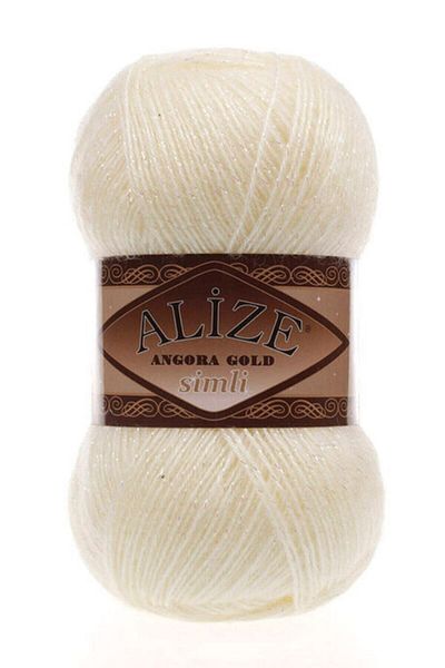 Alize (5 τεμάχια) Angora Gold Glitter Candle Light 67 Πλεκτά νήματα γιλέκο ζακέτα νήματα κασκόλ Πλεκτό νήμα πουλόβερ