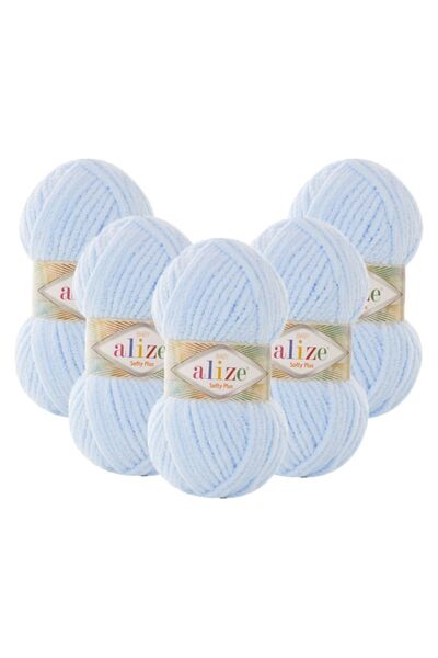 Alize Softy Plus Hand Knitting Thread Color 183 Pack of 5