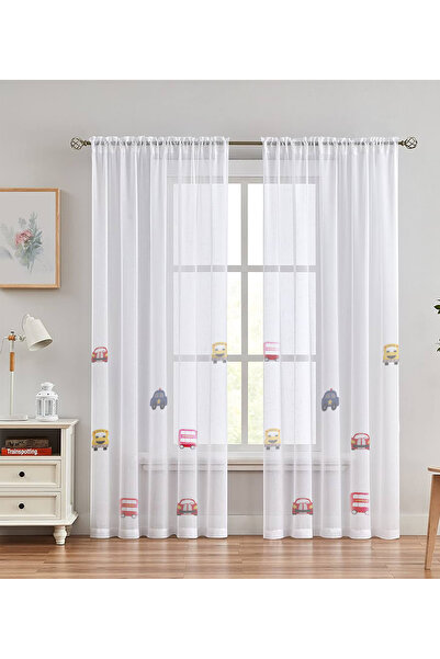 artwork çocuk odası tül perde