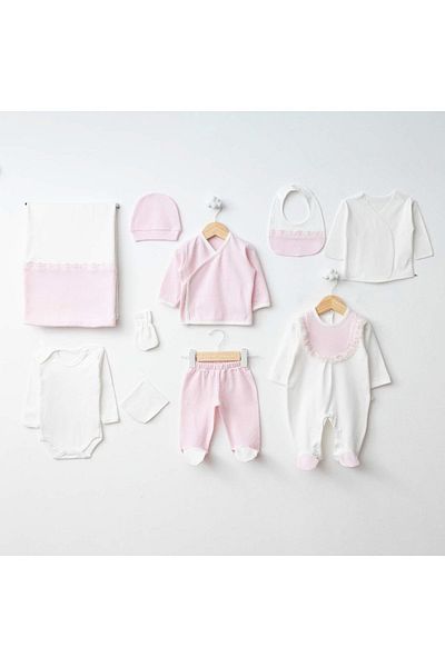 For My Baby طقم بدلة أطفال مكون من 10 قطع - للخروج من المستشفى