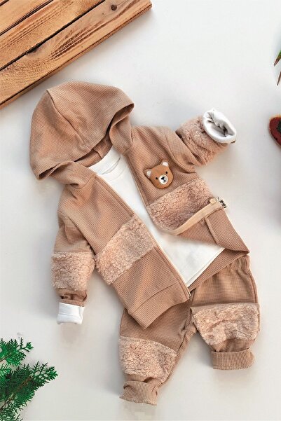 Baby Animals Baby Kids Suit Long Sleeve Top and Bottom Set with Hat Baby Clot...