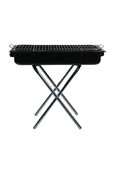 AKTÜRKLER Seyyar Ayaklı Mangal Orta Boy Katlanır Mangal ( Yelpaze Hediyeli)