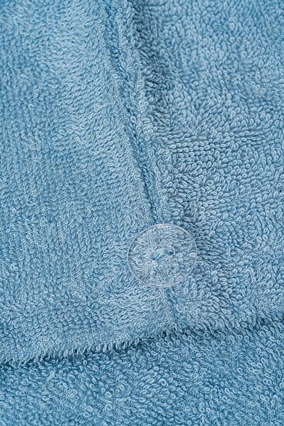 Soley Mayda - Extra Soft 100% Cotton Women's Bathrobe and Hair Cap Set