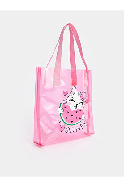 LC Waikiki LCW ACCESSORIES - Cat Patterned Shopping Bag