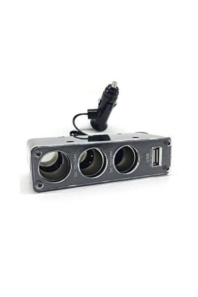 NKT GROUP Araba Araç Oto Çakmak Çoklayıcı Çoğaltıcı Soketi Usb Çakmaklık