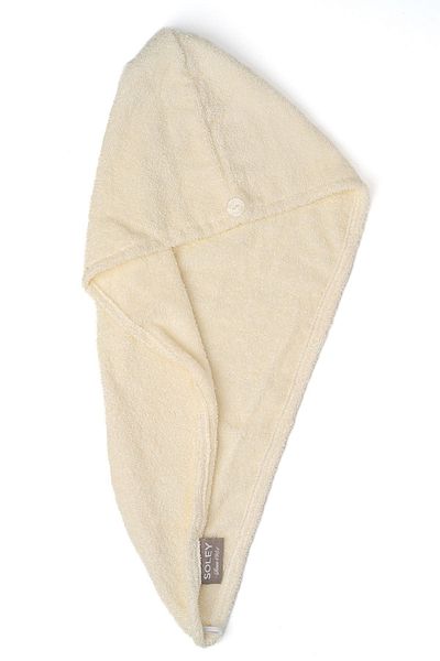 Soley Mayda - Extra Soft 100% βαμβακερό σετ γυναικείων μπουρνούζι και σκουφάκια μαλλιών