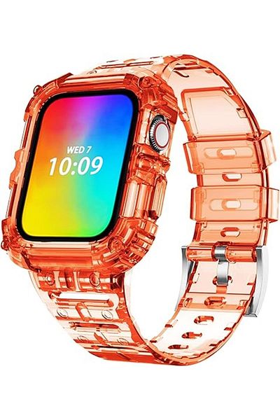Nezih Case Strap/band And Case Protector For Apple Watch Series 2/3/4/5/6/7/8/se 40mm 41mm Orange (NOT WATCH)
