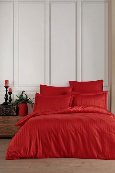 Soley Calisto Double Satin Duvet Cover Set - 100% Cotton