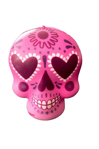 Bluoksweet Flexible and Soft Skeleton Head Children's Toy - Anti Stress Squishy