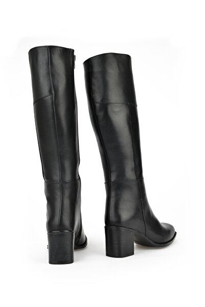 Ziya , Γυναικείες Μπότες Γνήσιο Δερμάτινο 13319z88065 Μαύρο