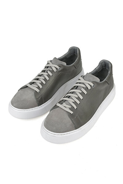 Ziya , Ανδρικό Sneaker από γνήσιο δέρμα 1331026zf7e Γκρι