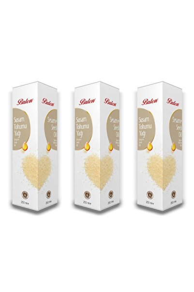 Balen 250 مل 3 قطع زيت بذور السمسم - عصرة باردة