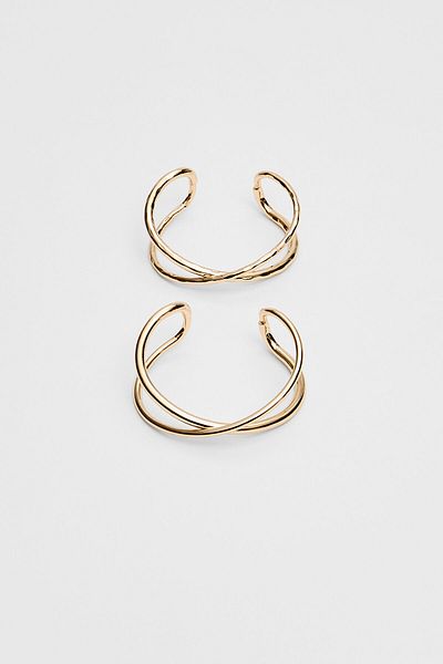 Stradivarius Set of 2 Dore Bracelets