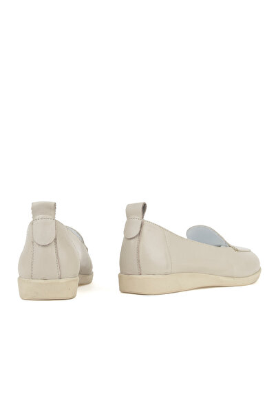 Ziya Pantofi de zi cu zi pentru femei din piele naturală - 1411022 Z2442 Gheață