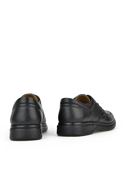 Ziya Ανδρικά παπούτσια Comfort από γνήσιο δέρμα - 1411018zb209 Μαύρα