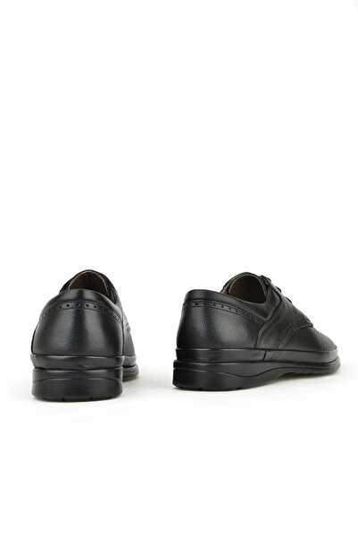 Ziya Ανδρικά παπούτσια Comfort από γνήσιο δέρμα - 141144Z5108 Μαύρα