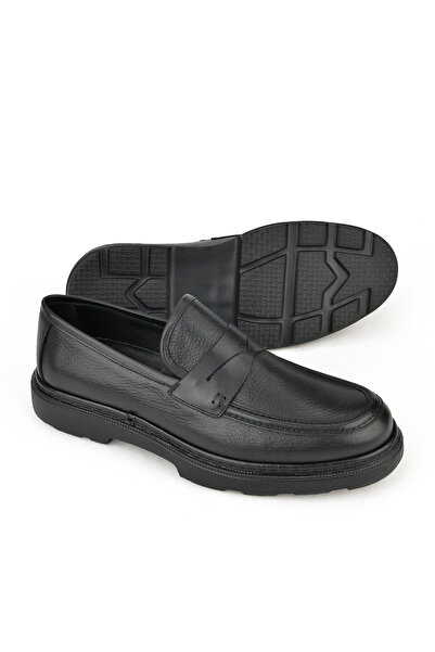 Ziya Ανδρικά παπούτσια από γνήσιο δέρμα - 143745ZAB0706 Μαύρα