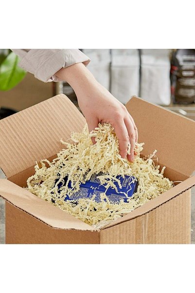 Verahed Cropped Z Zigzag Cream Pelur Cropped Paper 100 grams Ornamental Filling Material Cream Paper