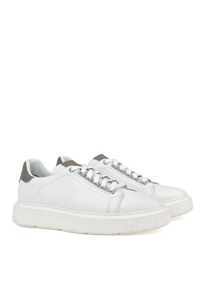 Ziya , Ανδρικό Sneaker από γνήσιο δέρμα 1331026z2049 Λευκό