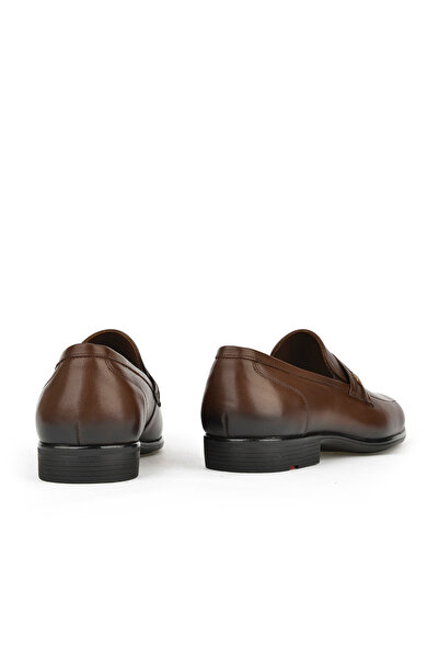 Ziya , Men's Genuine Leather Small Size Shoes 141745 Z41269 Coffee