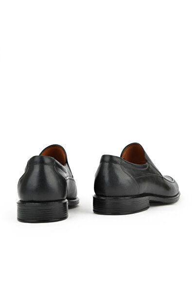 Ziya , Men's Genuine Leather Large Size Comfort Shoes133745z1325 Black