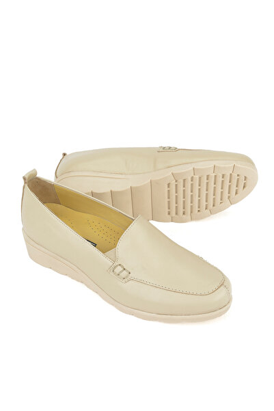 Ziya Pantofi de zi cu zi pentru femei bej din piele naturală - 1411022 Z2021