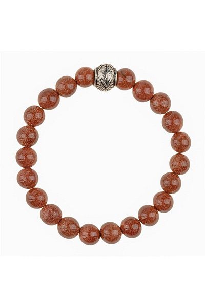 Zeynep Büyükbay Star Natural Stone Bracelet - 8mm Sphere Cut