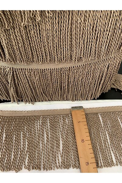 lovelyhome35 لون المنك 15 سم شرفة هامش الستار شرابة الستار جليد