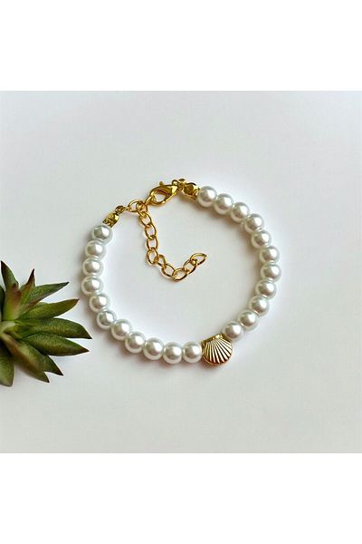 H&T acsessories Sea Shell Pearl Bracelet