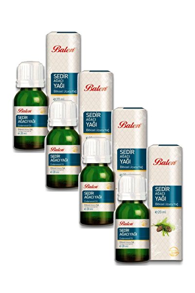 Balen زيت شجرة الأرز - 20 مل 4 قطع للتقطير