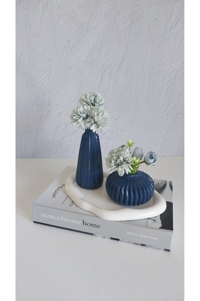 ATÖLYEM BURADA YAMUK TABANLIKLI VAZO TAKIM