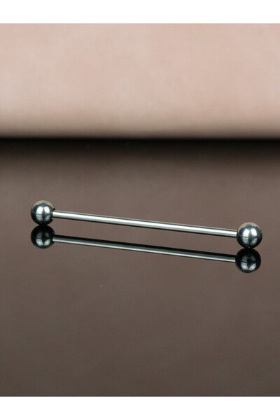 MORNEVA Titanyum Basic Taşsız Köprü İndustrial Piercingi