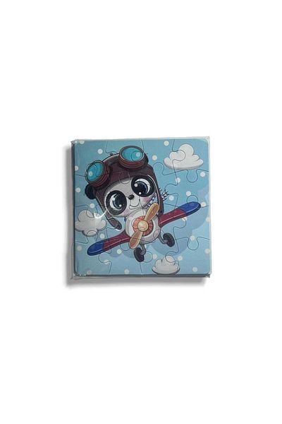 Pembe Pasaj Preschool Puzzle 3 Pieces Different Design Blue in One Box