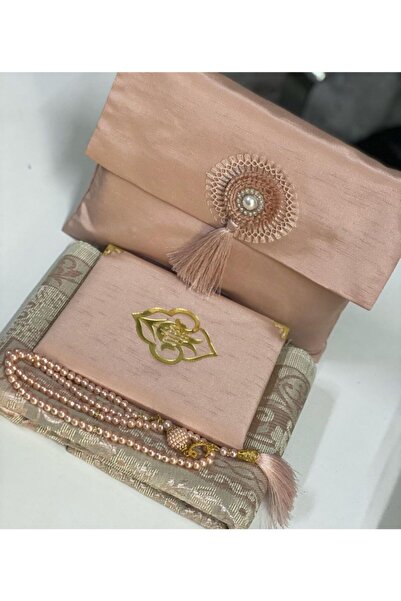 çeyizlik setim Çantalı Seccade Seti Hediyelik Pudra