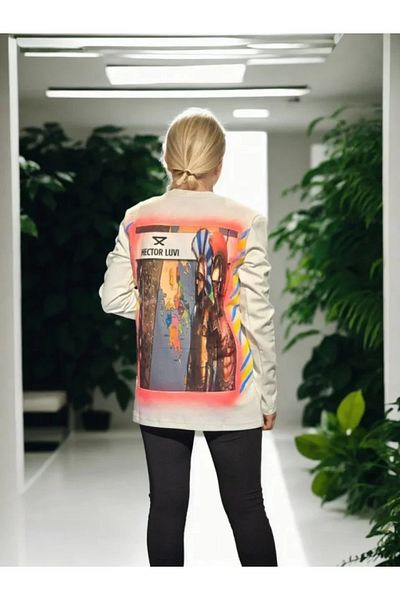 Moka Shopin Tricou alb cu mânecă lungă, unisex, cu gât crew