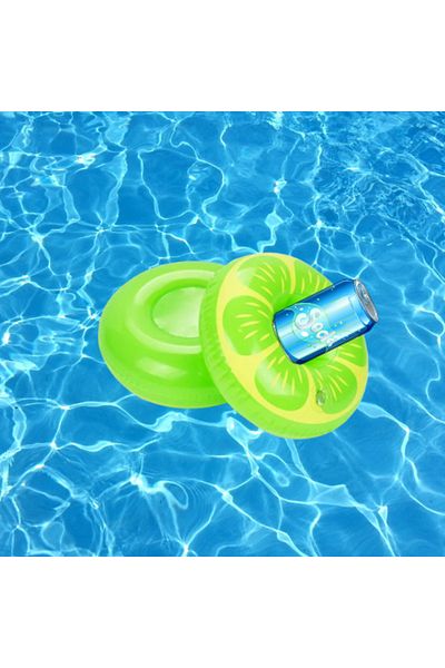 Şeker Ofisi Sea Bed Inflatable Cup Holder Green Lemon